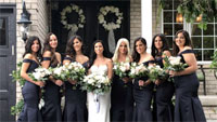 Bridesmaids and Bride wedding photo